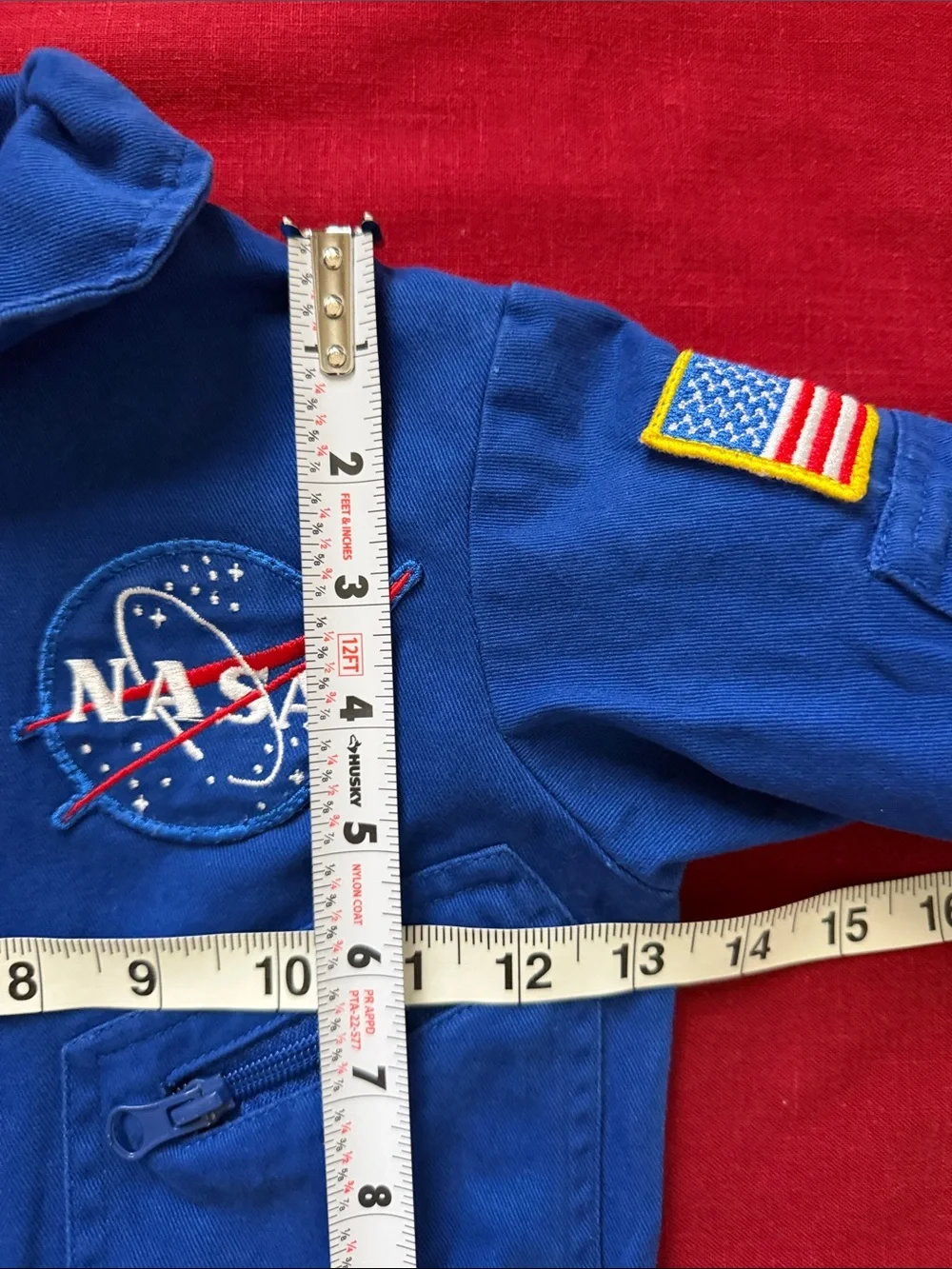 Kids Sz Tall 2-3 Blue NASA Space Camp Flight Suit, Aviator Coveralls Air Force